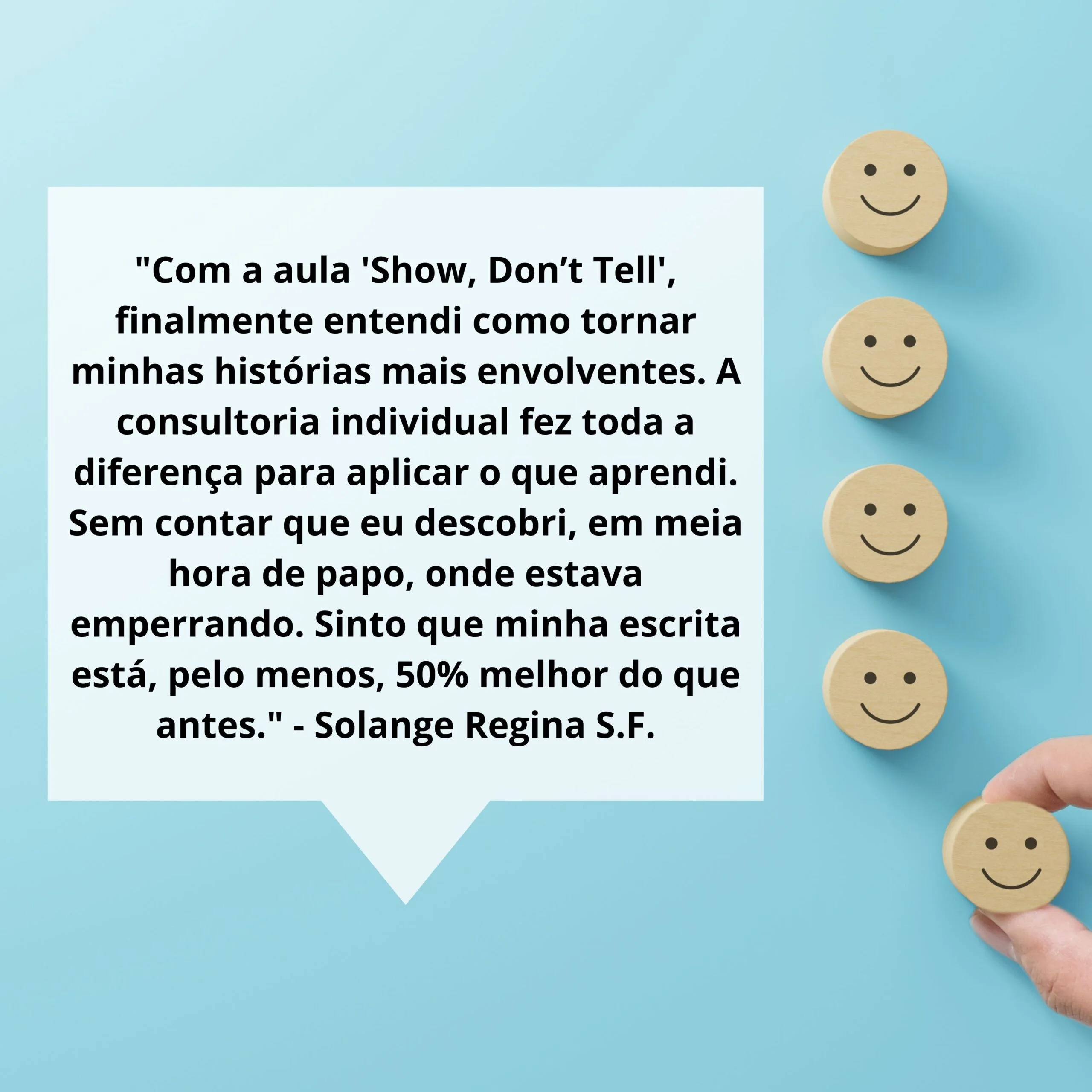 Aula: Show, don´t tell para Escritores Brasileiros - Imagem 2