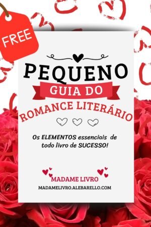 Capa pequeno guia do romance literário madame livro