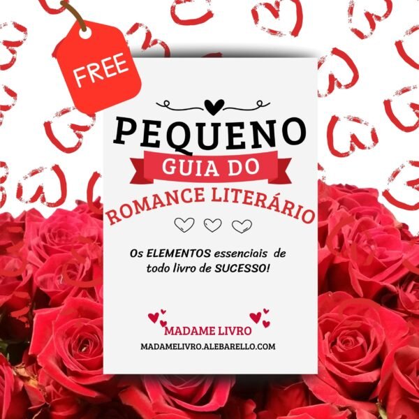 Capa pequeno guia do romance literário madame livro